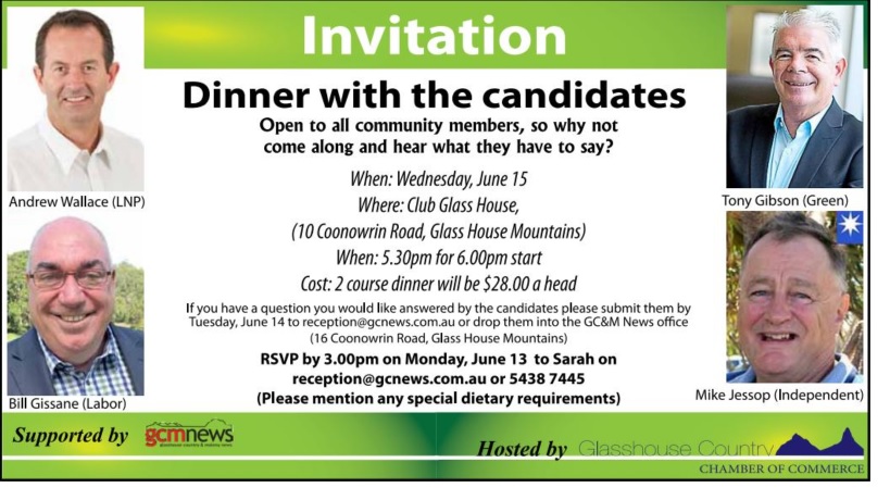 dinner with the candidates